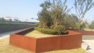 普定耐候钢挡土墙